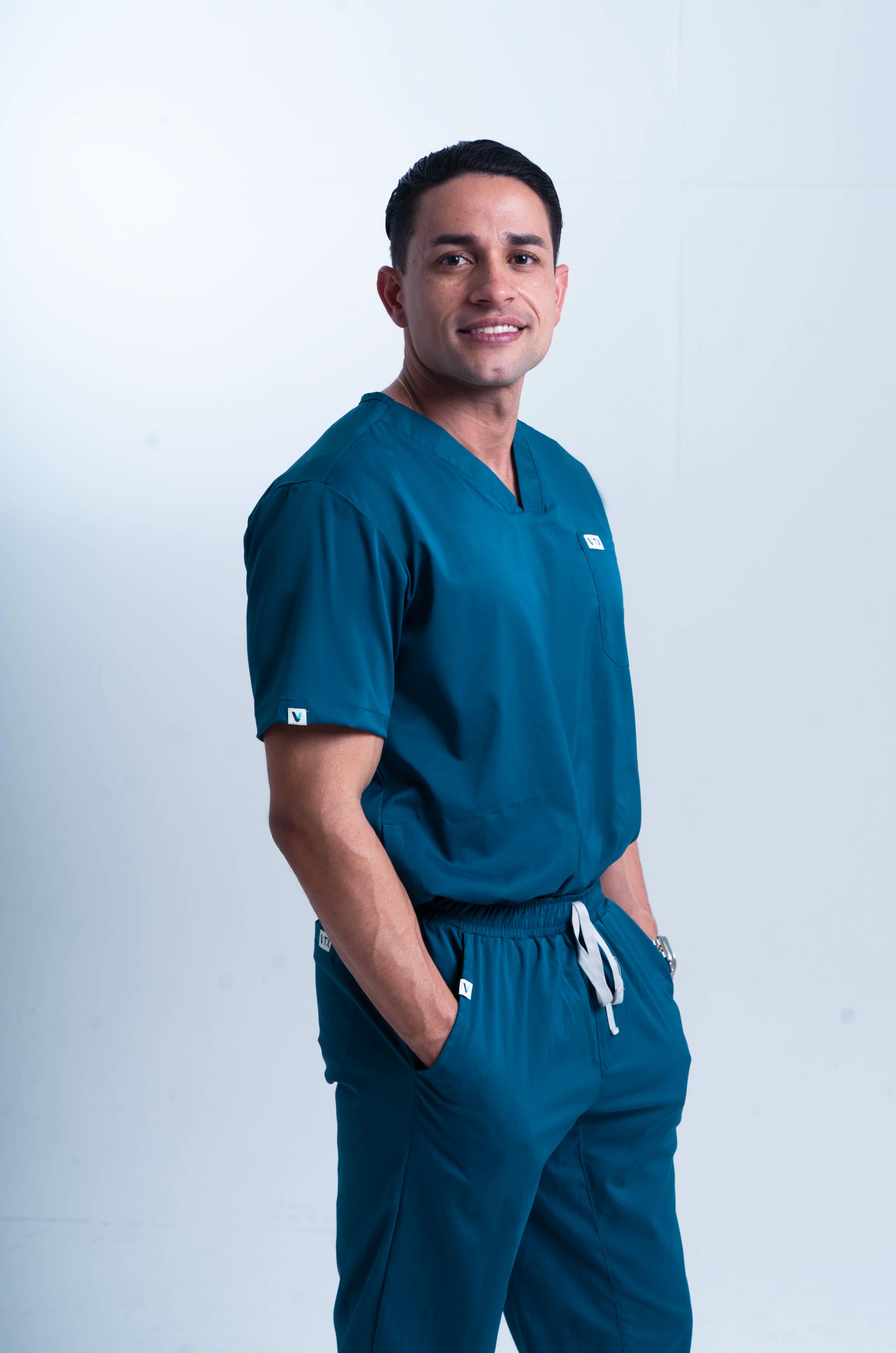 Azul Petróleo Scrub