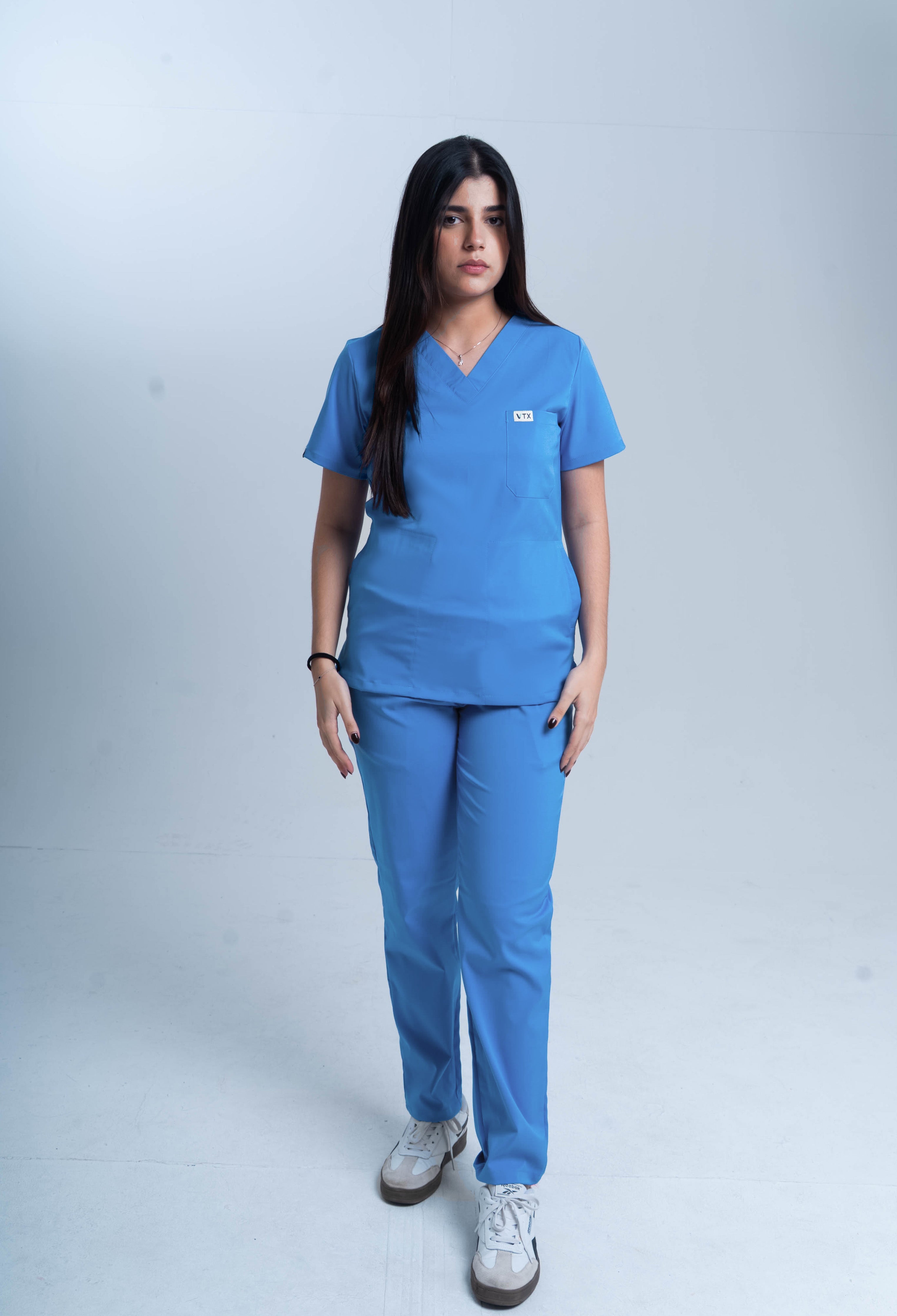 Uniforme de mujer color Cielo