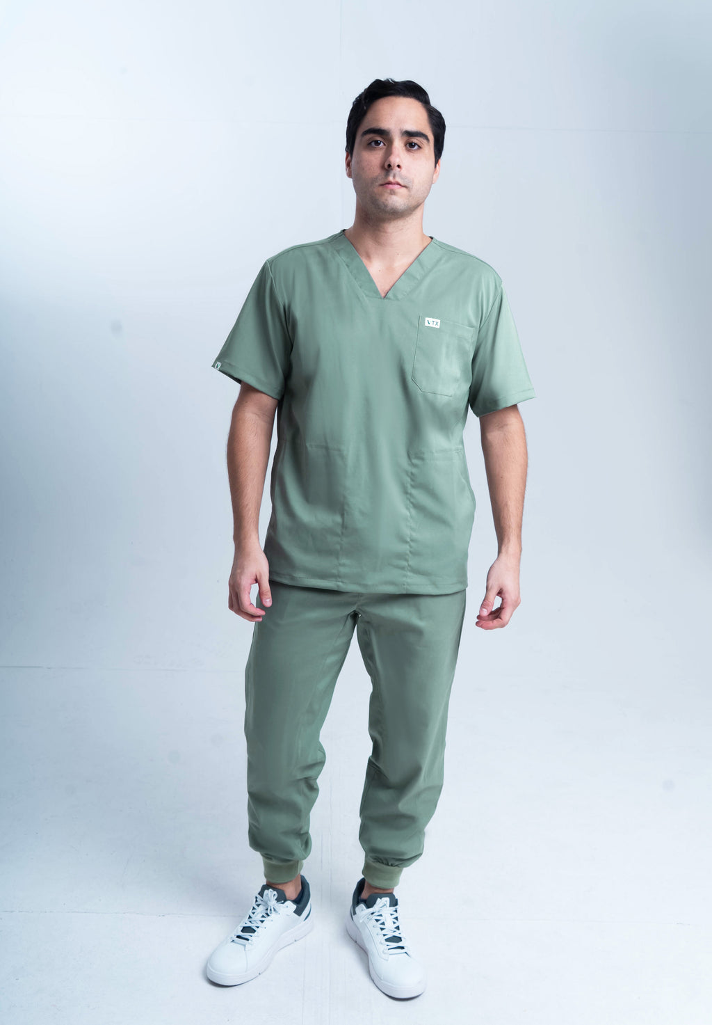Jogger verde oliva hombre