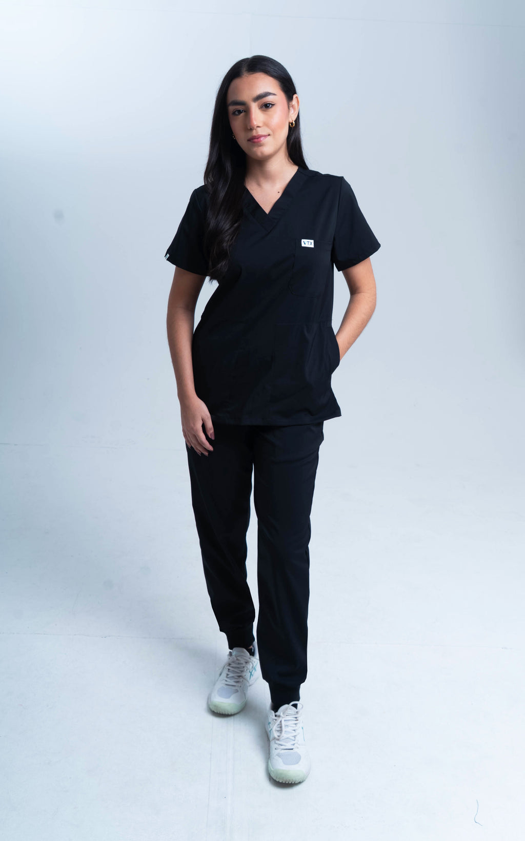 Scrub negro mujer