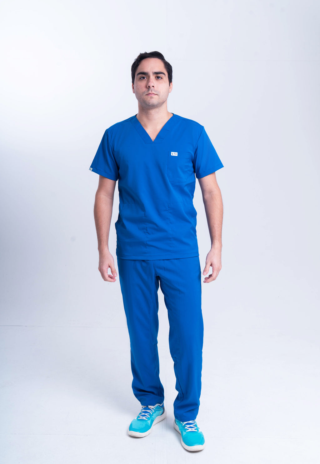 Scrub azul hombre