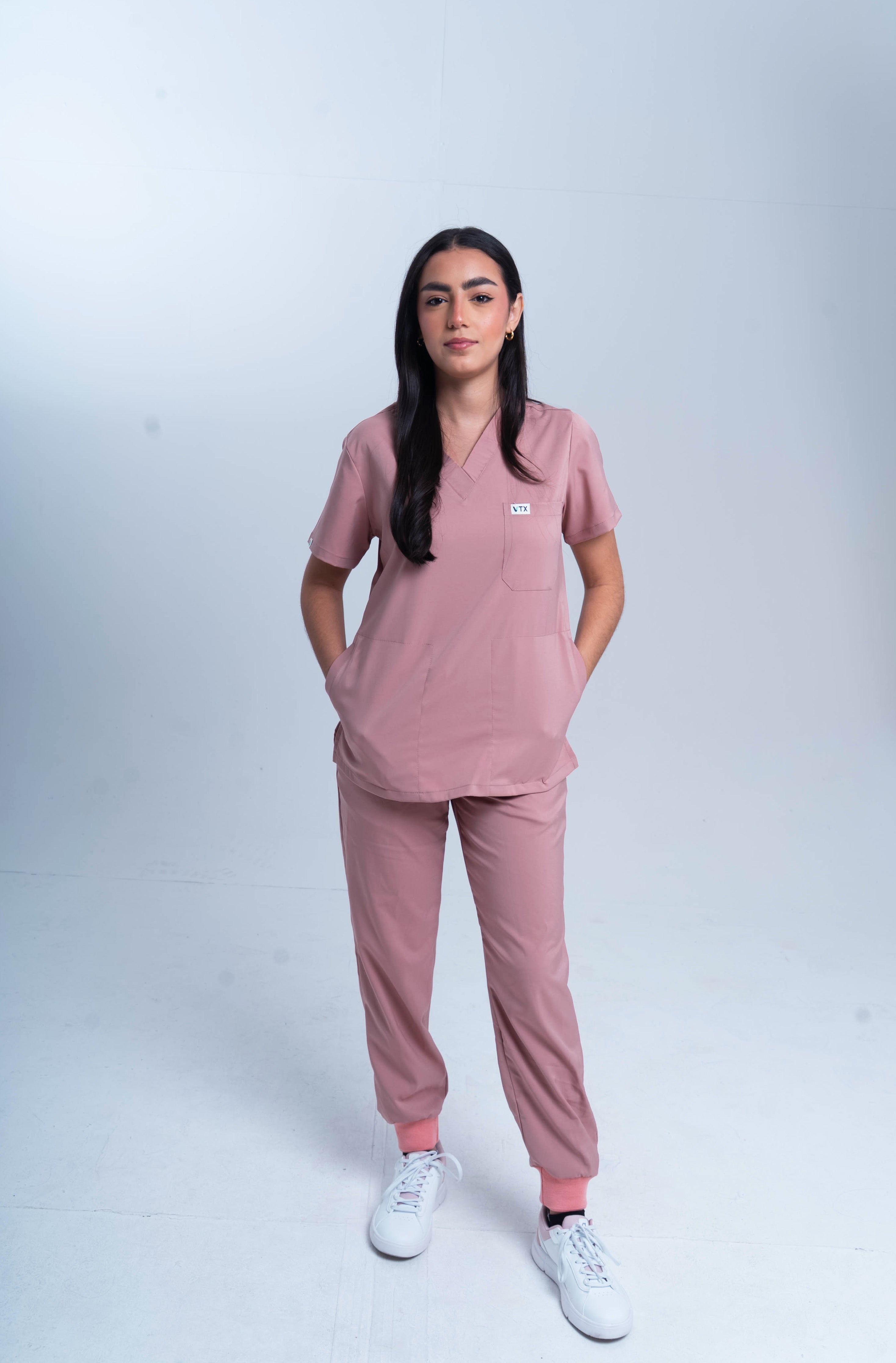 Scrub rosado mujer