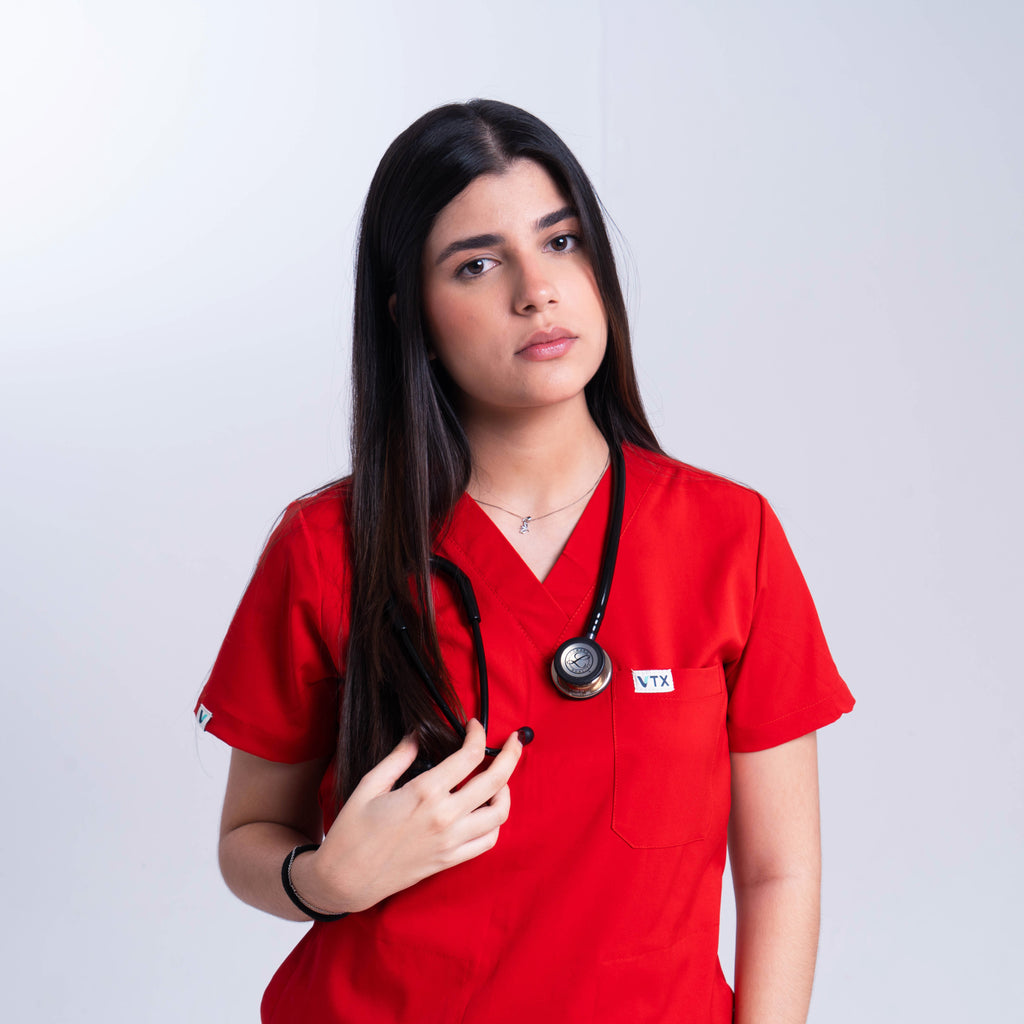 rojo mujer